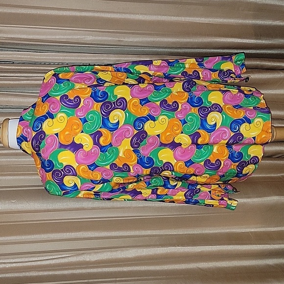 Shopping with Anthony Colorful Swirly Blouse Size Large - Picture 5 of 9